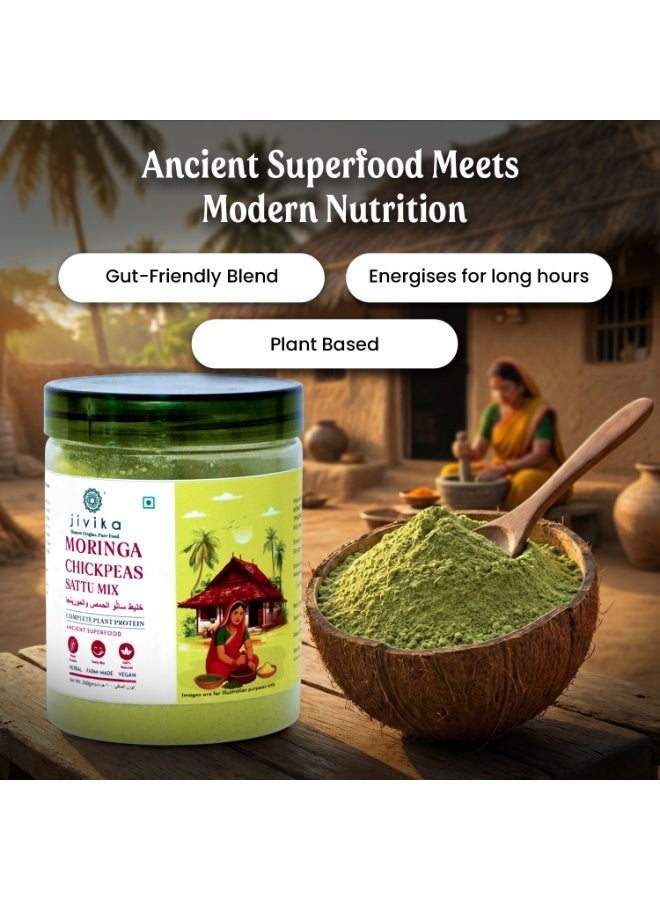 Jivika Moringa Chickpeas Sattu Mix - 200G - Image 2